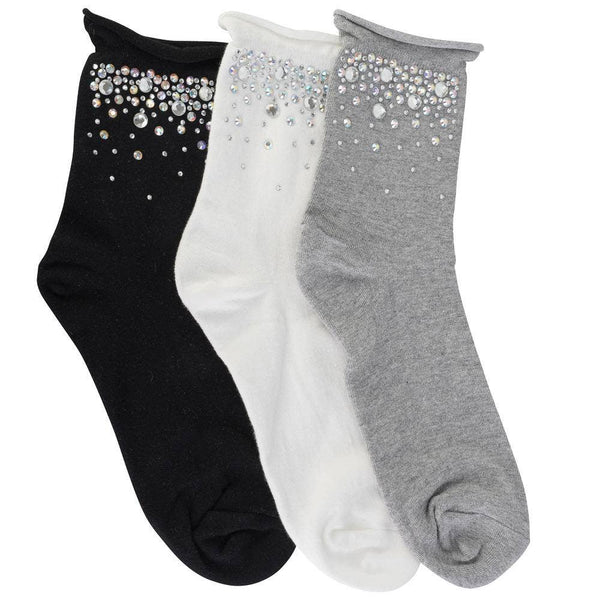 CRYSTAL SOCKS: White