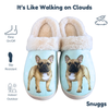 Snuggs French Bulldog Slipper - Comfy - Pet lovers: Large