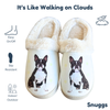 Snuggs Boston Terrier Slipper - Comfy - Pet lovers: Large