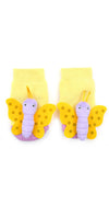 Butterfly Boogie Toes Rattle Socks: 1 - 2 Y