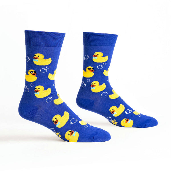 Men's Crew Sock: Rubber Duckie