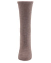 Flatknit Cashmere Crew Sock: Med Gray Heather / 9-11
