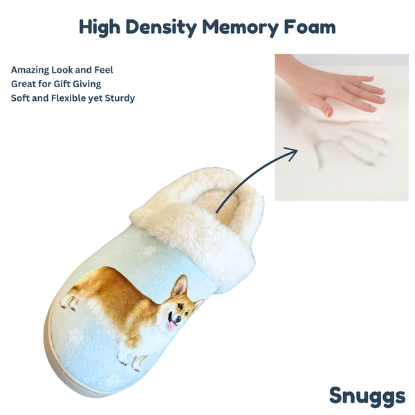 Snuggs Welsh Corgi Snuggs Slipper - Comfy - Pet lovers: Large