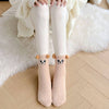 Cute Animal Print Towel Socks -BROWN BEAR / One Size