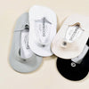 No Show Non Slip Premium Socks -White -Medium