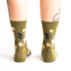 Women's I See You Over Deer Crew Sock