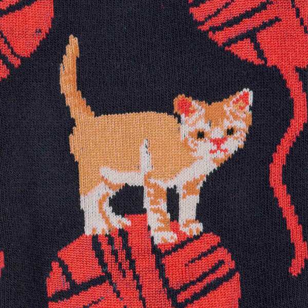 Women's Kitten Knittin' Crew Sock