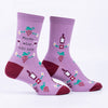 Women's Maybe Wine Will Help Crew Sock