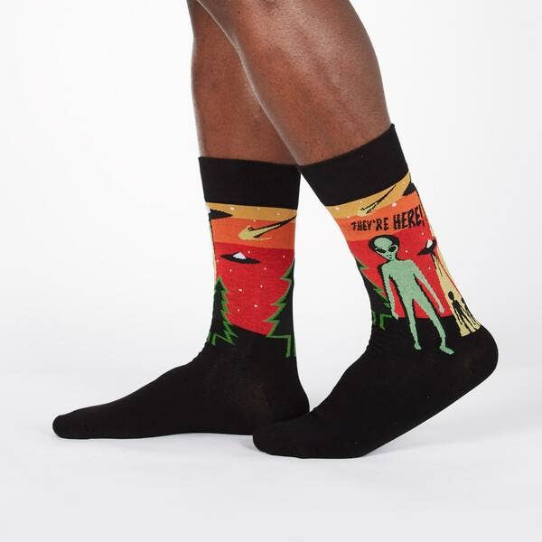 Men's They're Here Crew Sock