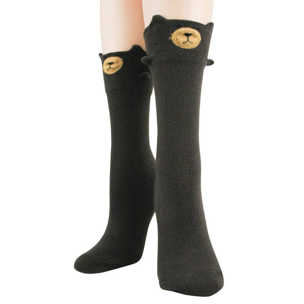 Women's 3-D Bear Sock