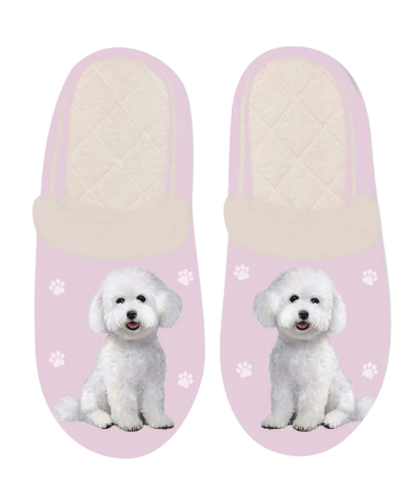 Snuggs Bichon Frise Slipper - Comfy - Pet lovers: Small