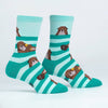Women's My Otter Foot Crew Sock