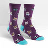 Women's Smarty Cats Crew Sock