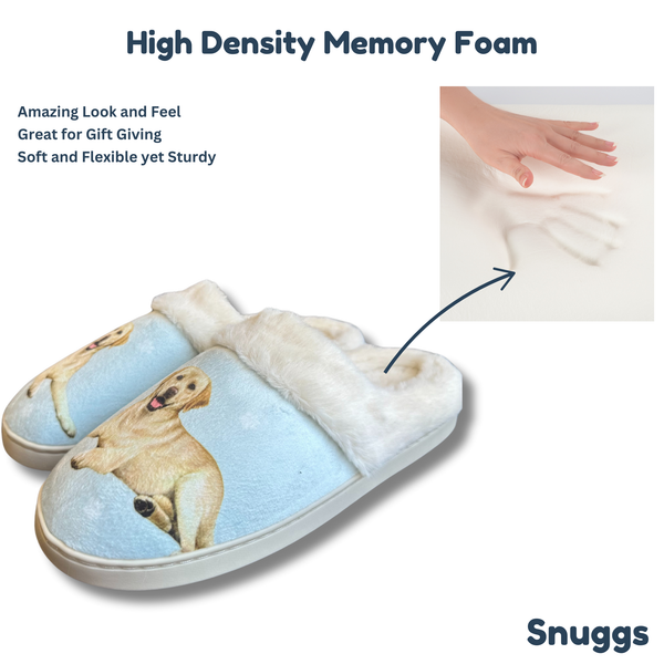Snuggs Labrador, Yellow Slipper - Comfy - Pet lovers: Small