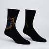 Men's Night Cat Crew Sock