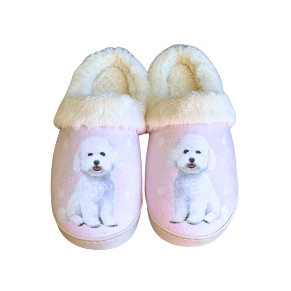 Snuggs Bichon Frise Slipper - Comfy - Pet lovers: Small
