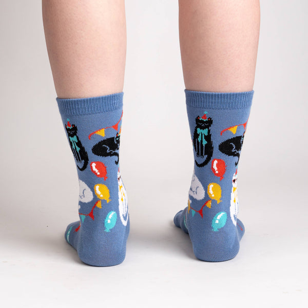 Women's A Purr-fect Day Crew Sock