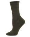 Flatknit Cashmere Crew Sock: Med Denim Heather / 9-11