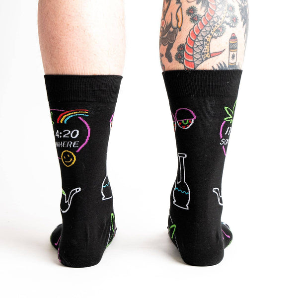 Men's It's 4:20 Somewhere Crew Sock