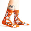 Women's Kitten Willows Crew Sock