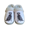 Snuggs Labrador , Black Slipper - Comfy - Pet lovers: Small