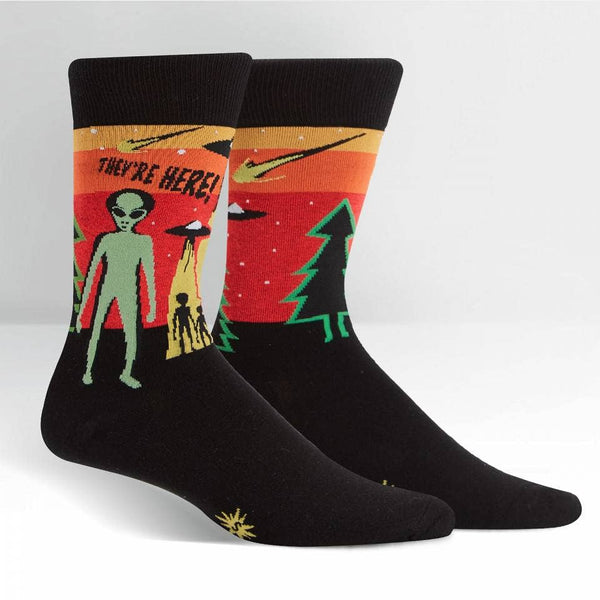 Men's They're Here Crew Sock