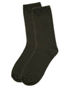 Flatknit Cashmere Crew Sock: Ivory / 9-11