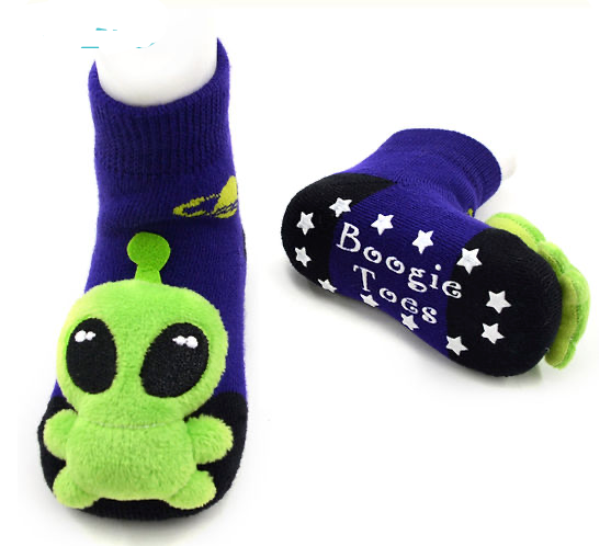 Baby Alien Boogie Toes Rattle Socks 0-1Y*
