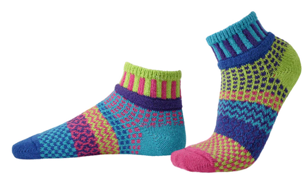 Solmate Bluebell Quarter Socks -Large