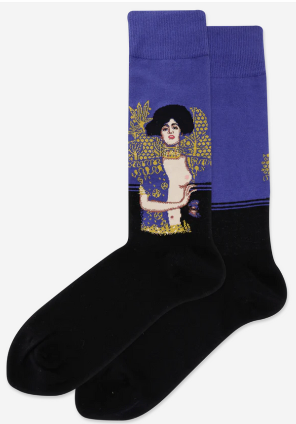 Women's Judith And The Head of Holofernes Crew Sock - Blue R