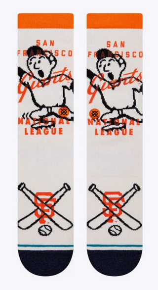 San Francisco Giants Stance Hey Batter Crew Socks