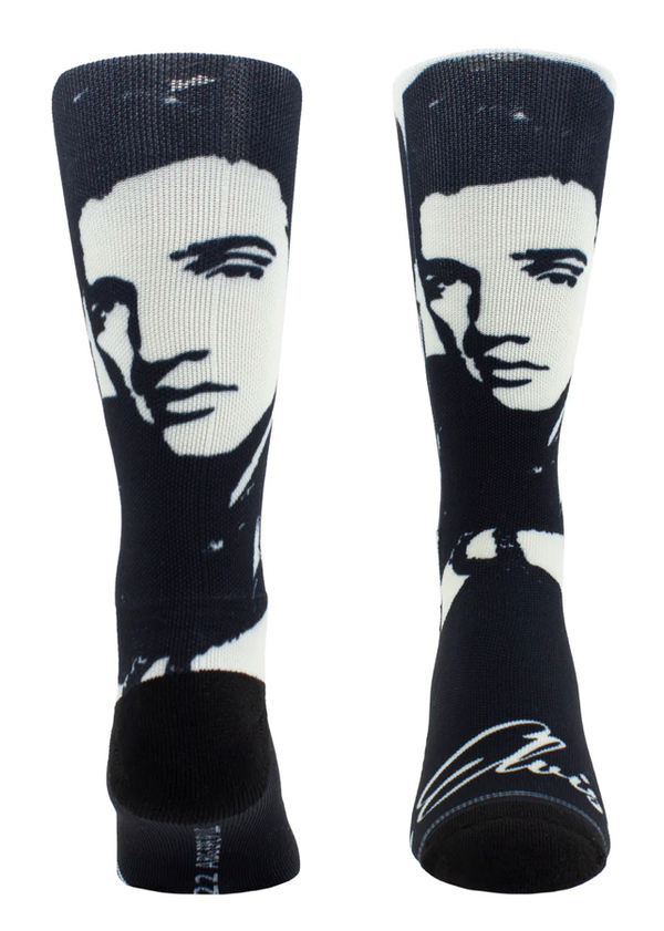 Elvis - Portrait -Crew Socks