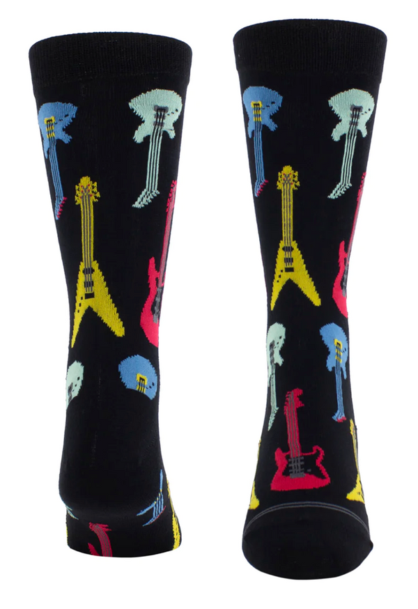 Electric Guitar Crew Sock