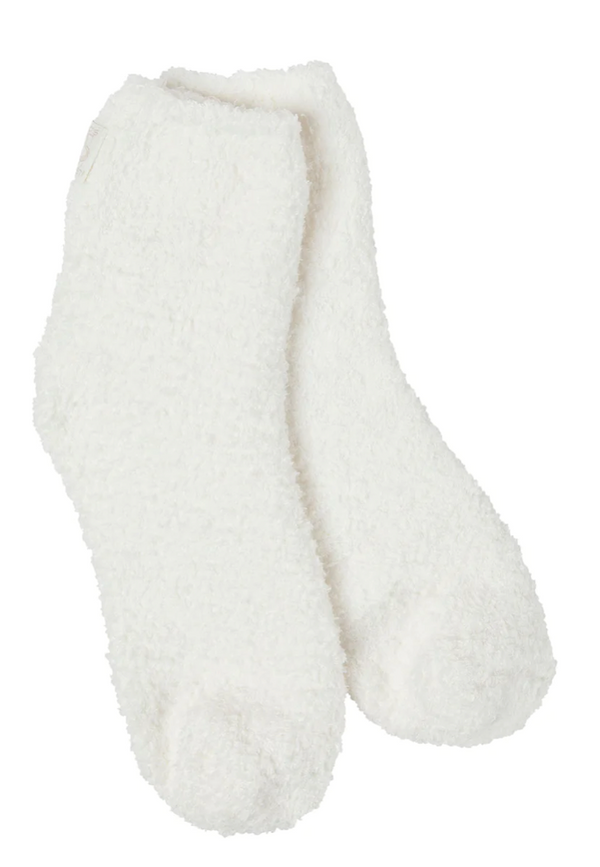 Women's Cozy Quarter Gripper Sock -Vanilla