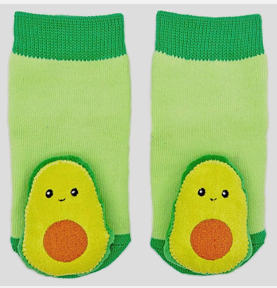 Little Avocado Rattle Socks 1-2Y*