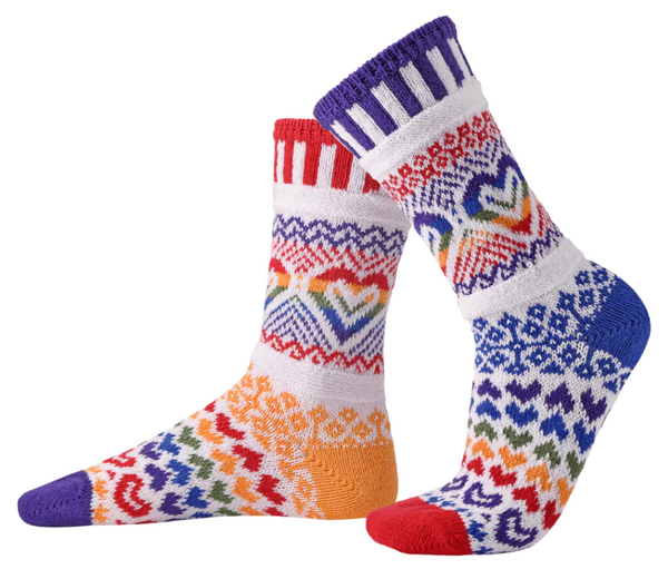 Solmate Love Crew Socks - Small