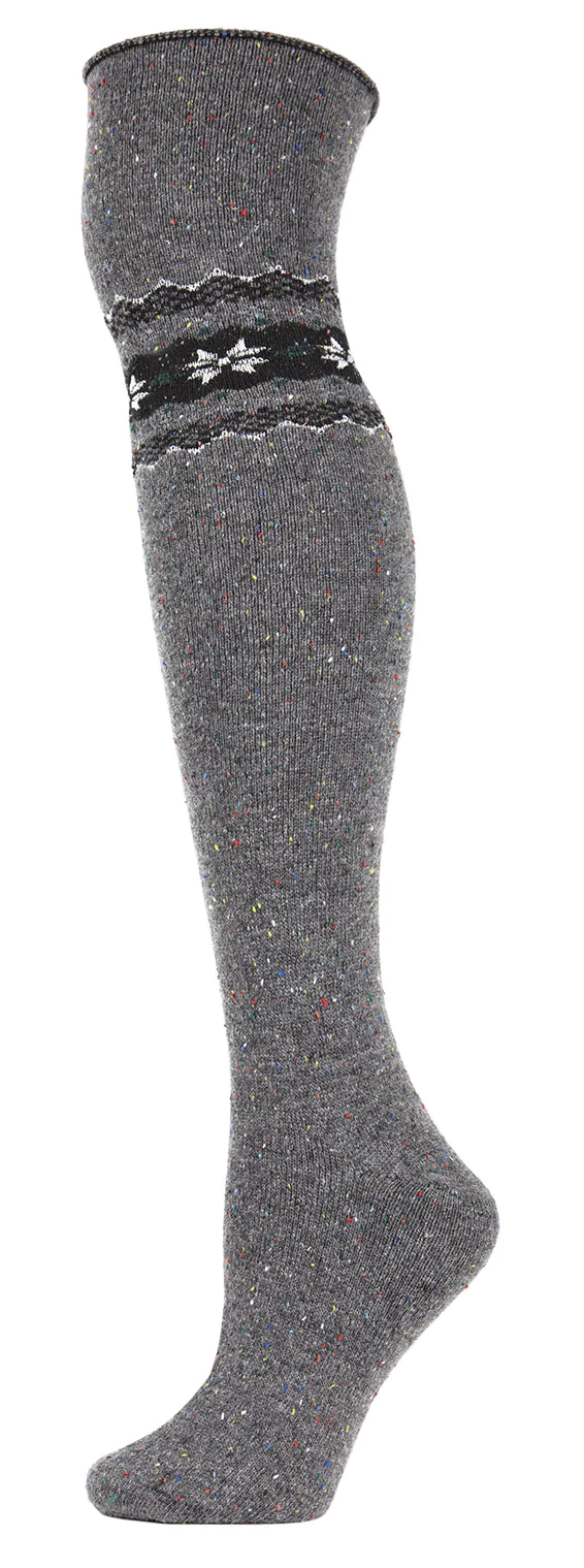 Women's Over the Knee Nordic Spark Sock -Grey