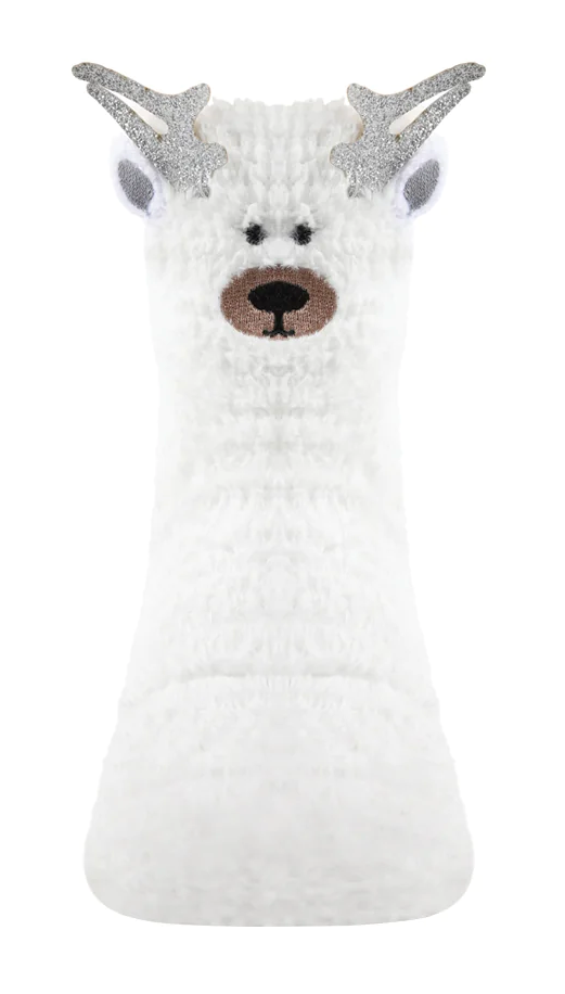Kids Polar Bear Fuzzy Socks