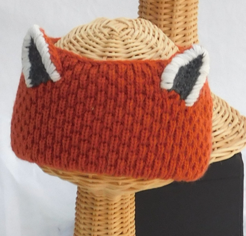 Knit Headband - Red Panda