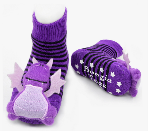 Baby Dragon Boogie Toes Rattle Socks 1-2Y*