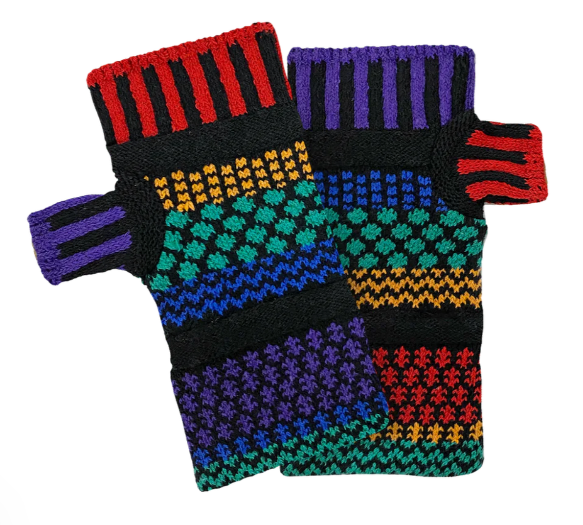 Solmate Fingerless Gloves -Gemstone | Soxalito