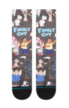 Men's Stance Family Guy Crew Sock -Large