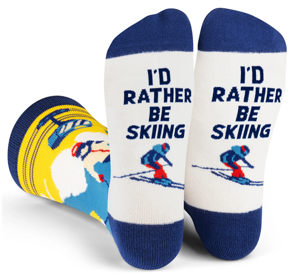 I'd Rather Be Skiing Crew Sock