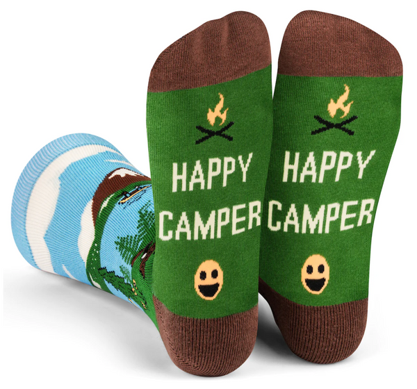 Happy Camper Crew Sock