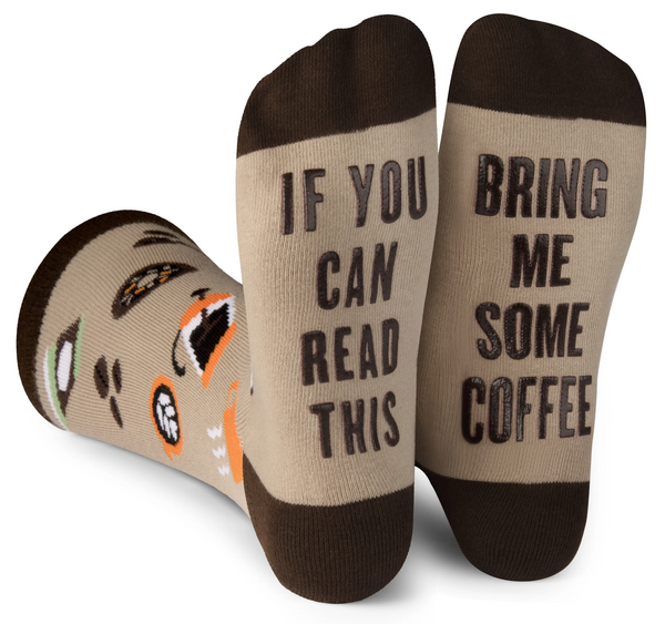 Bring Me Some Coffee Crew Sock