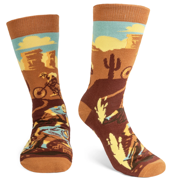 This Is How I Roll Mountain Bike Crew Sock