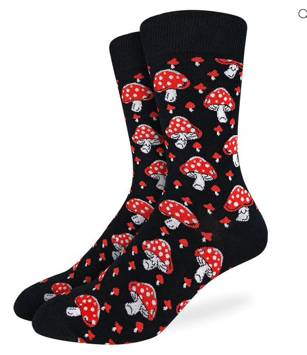 Men's Amanita Mushrooms Crew Sock