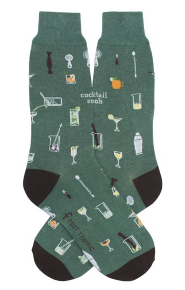 Men's Cocktail Snob Crew Socks