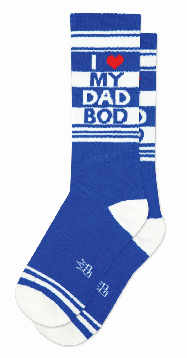 I Love My Dad Bod Crew Sock ^