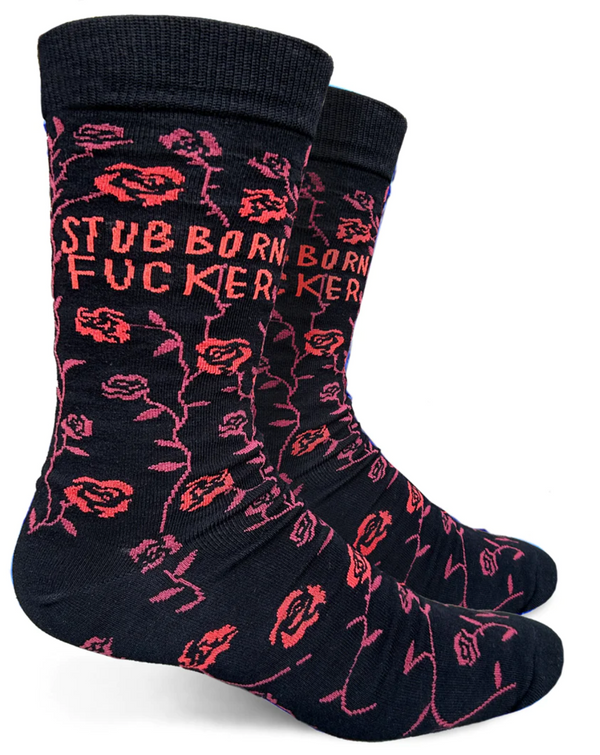 Men's Stubborn Fucker Crew Sock